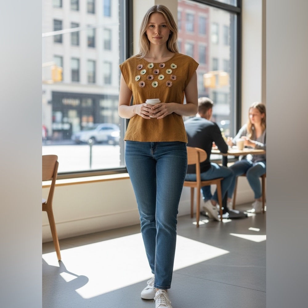 Madewell Embroidered Cotton
Blouse